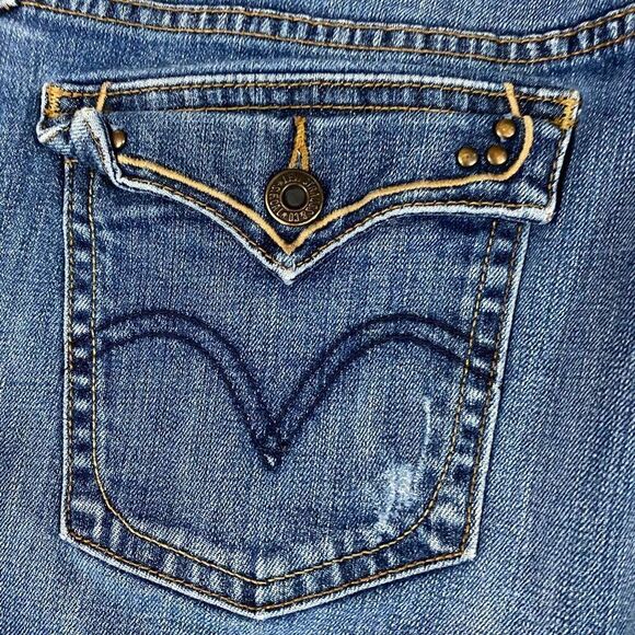 Levi’s Medium Wash Boot Cut 515 Boot Cut Jeans Size 12 L/C - Picture 6 of 12